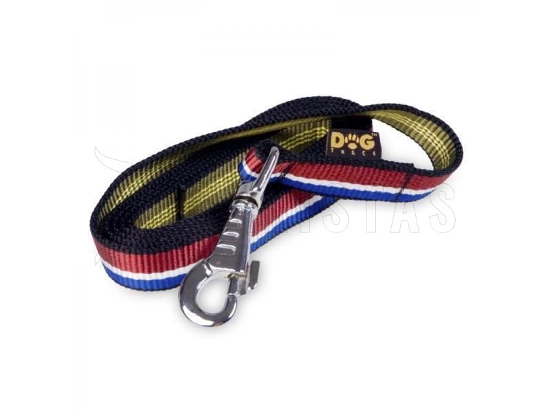 Laisse Dogtrace trikolora 20mm 120cm