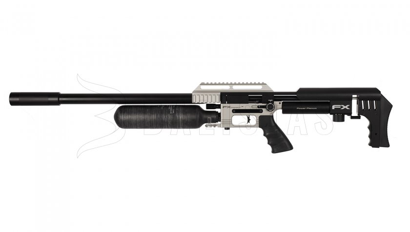 Carabine à air comprimé FX Impact MKII Sniper Edition, Power Plenum, Silver 5,5mm