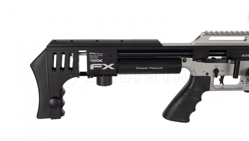 Carabine à air comprimé FX Impact MKII Sniper Edition, Power Plenum, Silver 5,5mm
