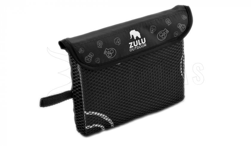 Serviette Zulu Light L 60x120cm skulls