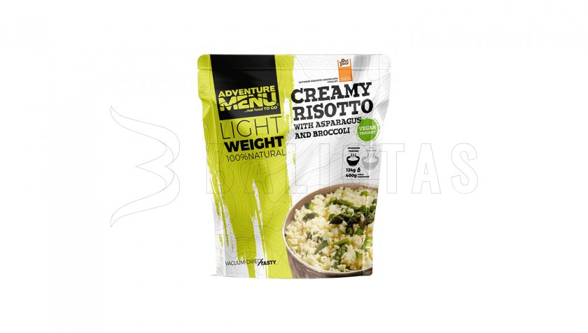 Romig risotto met asperges en broccoli Adventure Menu Lightweight