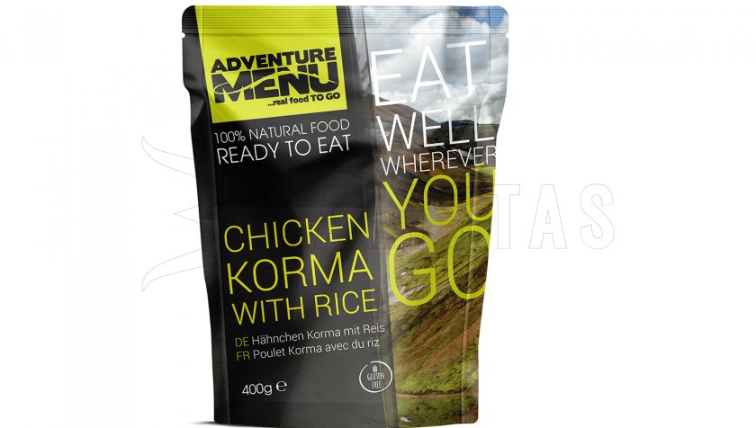 Kuře Korma avec riz Adventure Menu