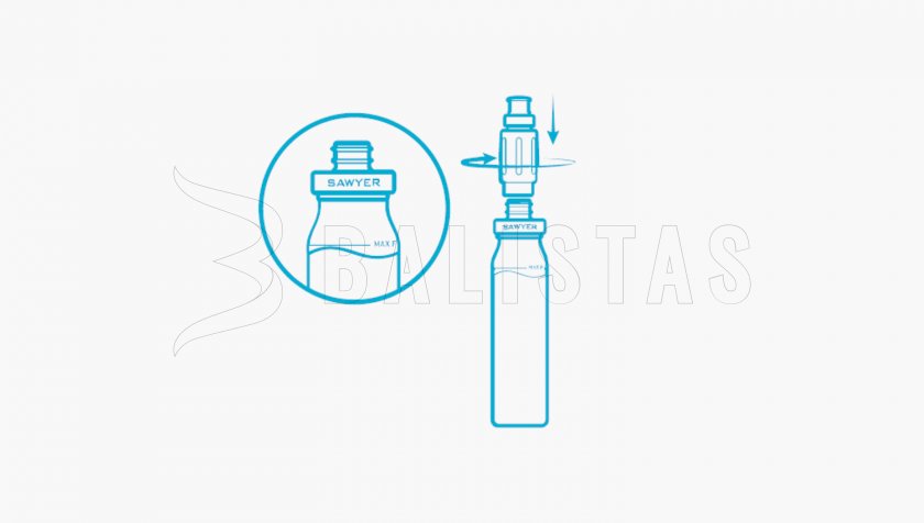 Fles Sawyer S1 Foam Filter