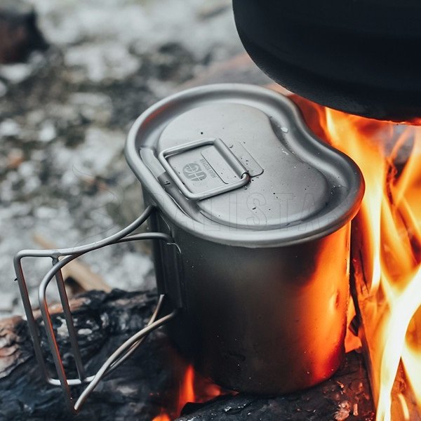 Titanium kookset Keith Canteen Mess Kit
