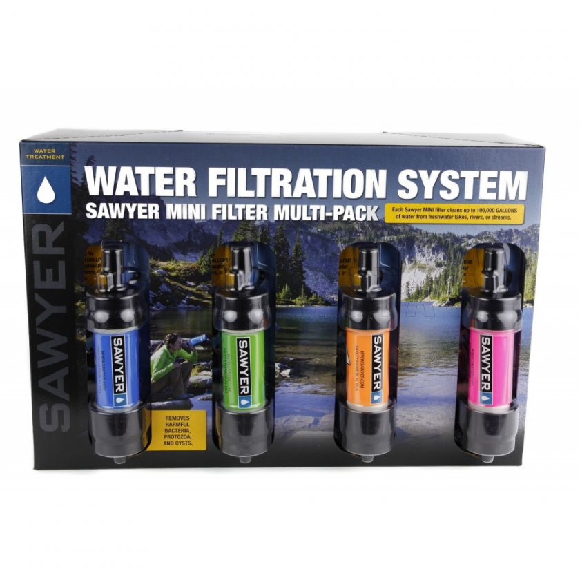Filtre à eau Sawyer SP128 Mini Color Multipack 4pcs