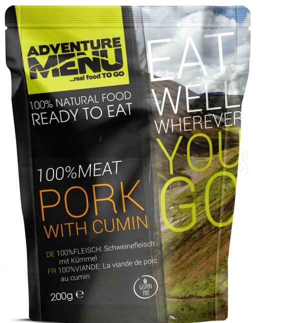 Porc au cumin Adventure Menu
