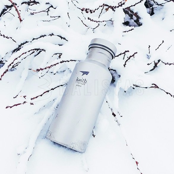 Titanium fles Keith Sport Bottle 550ml