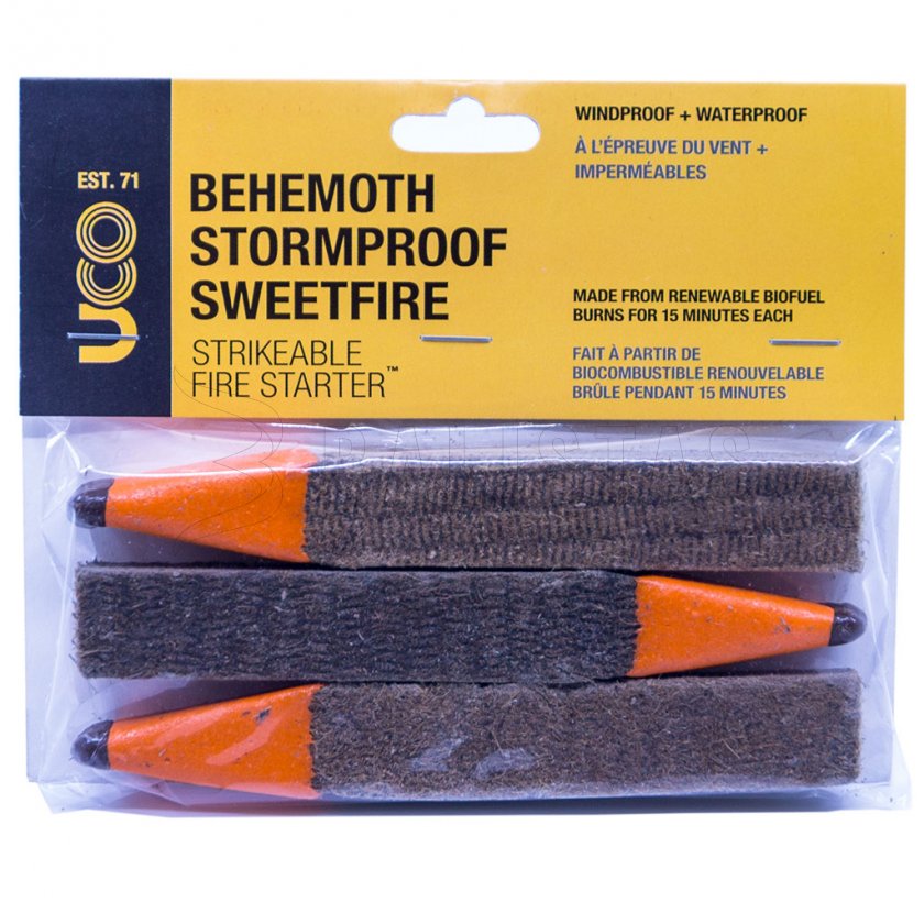Aansteker UCO Behemoth Stormproof SweetFire 3st.