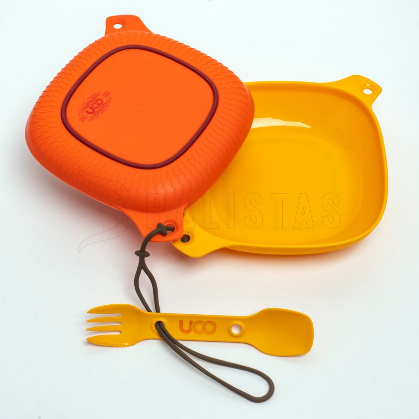 Eetset UCO Mess Kit 4-delig oranje