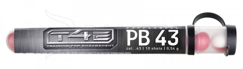 Billes RAM T4E cal.43 au poivre 10 pcs
