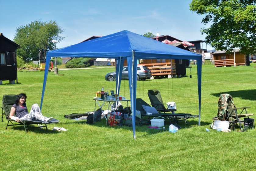 Tente de fête Zulu Shelter M avec paroi latérale
