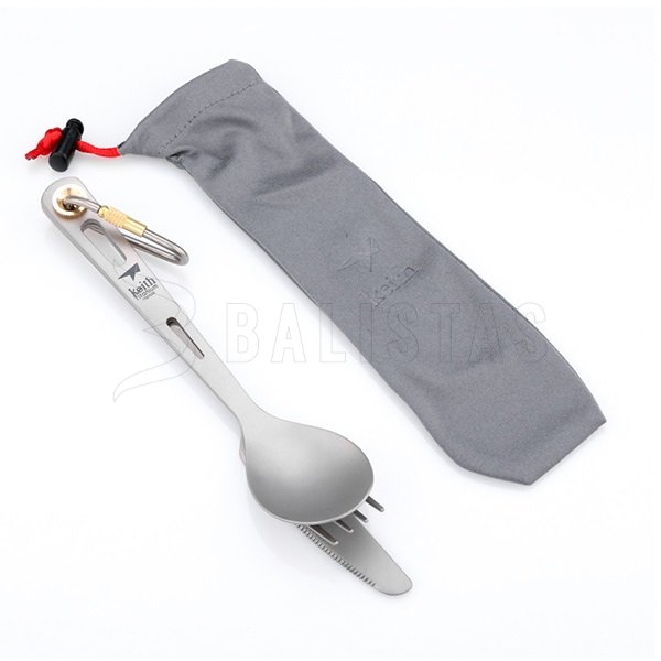Titanium bestek Keith Cutlery Set