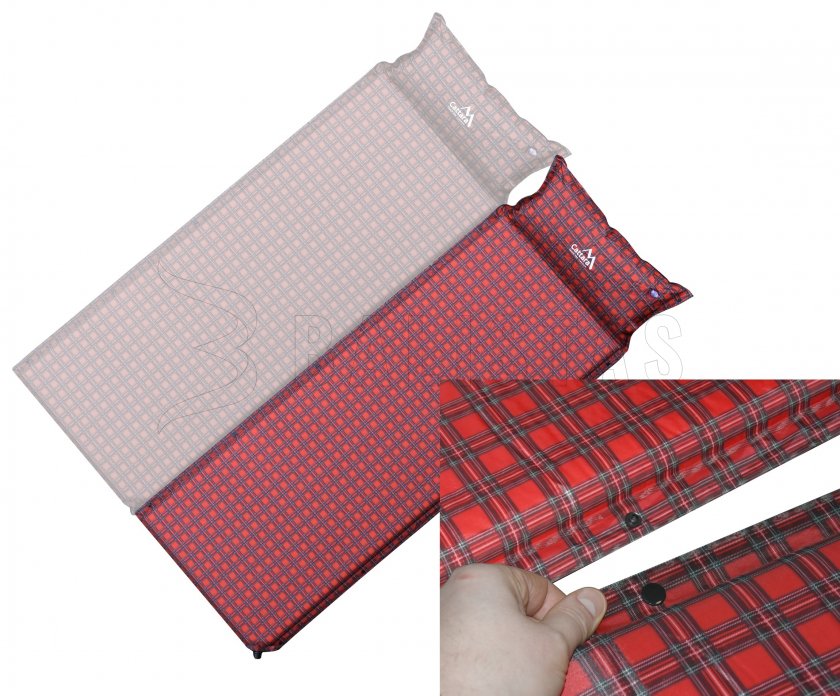 Zelfopblazend slaapmatje Kilt 3,8cm met kussen