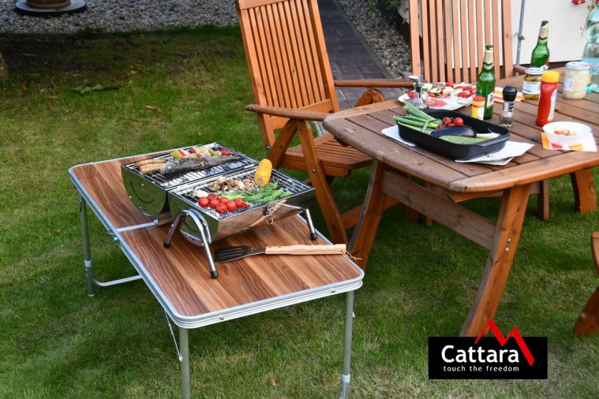 Tafelbarbecue op houtskool Cattara Double