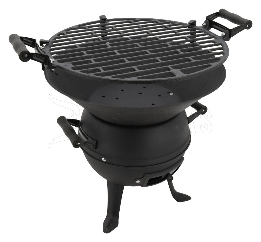 Houtskoolgrill gietijzer Cattara Brindisi 35cm