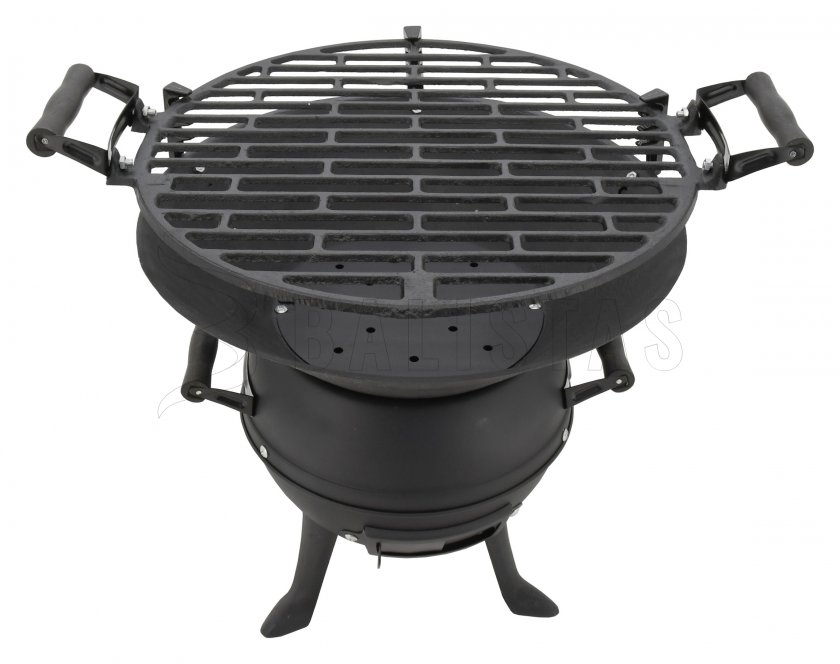 Houtskoolgrill gietijzer Cattara Brindisi 35cm