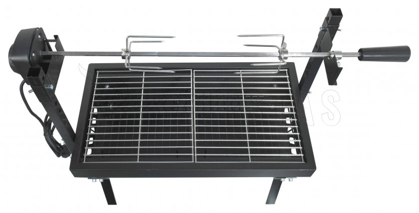 Gril Cattara Barbeque avec broche rotative