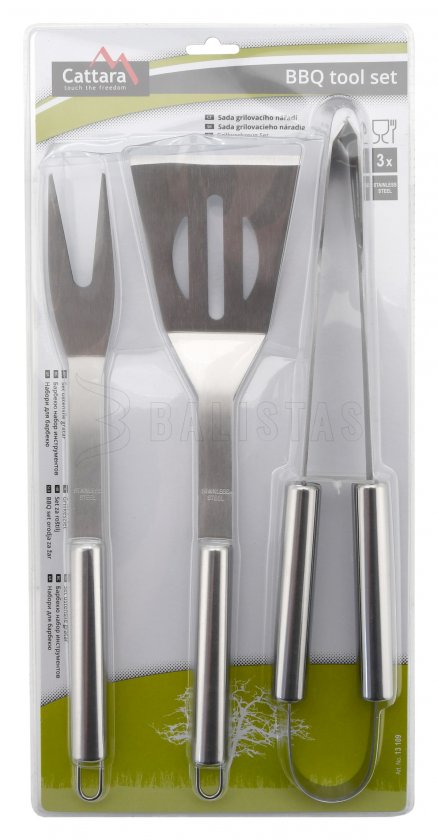 Outils de barbecue Cattara BBQ set 3pcs