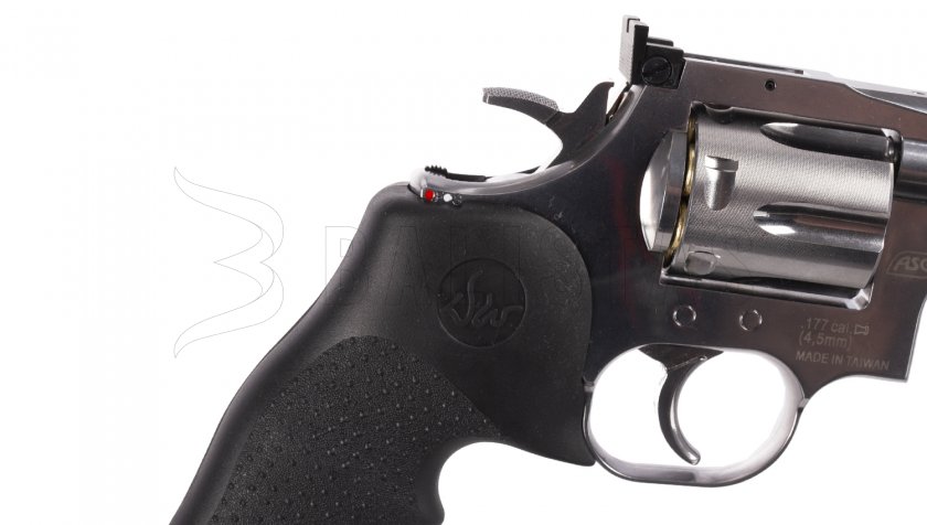 Luchtrevolver ASG Dan Wesson 715 2,5" silver diabolo’s