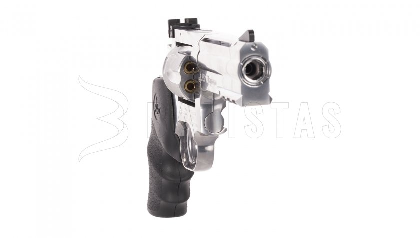 Luchtrevolver ASG Dan Wesson 715 4" silver diabolo
