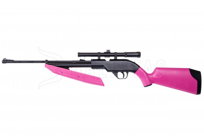 Carabine à air comprimé Crosman Pumpmaster 760 SET 4,5mm rose