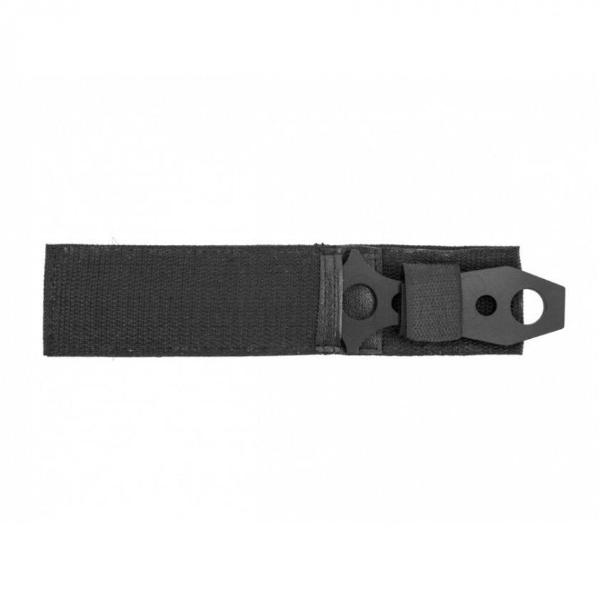 Couteau de lancer Fox Outdoor 22,5cm avec étui, noir