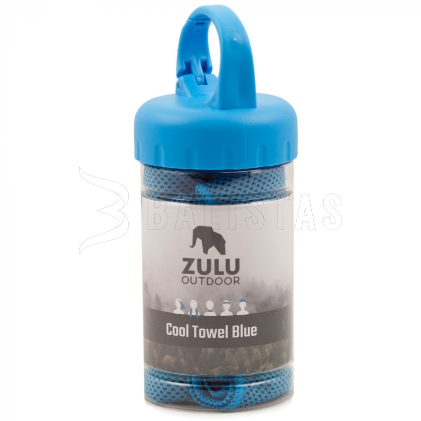Serviette rafraîchissante Zulu Cool Towel bleue