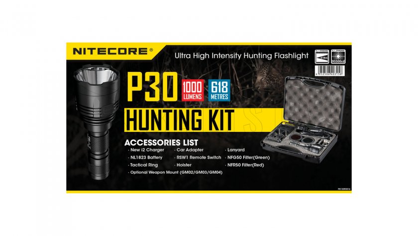Nitecore P30 Jachtset
