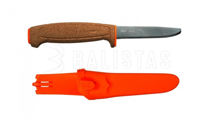 Mes Morakniv Floating Serrated Knife Orange