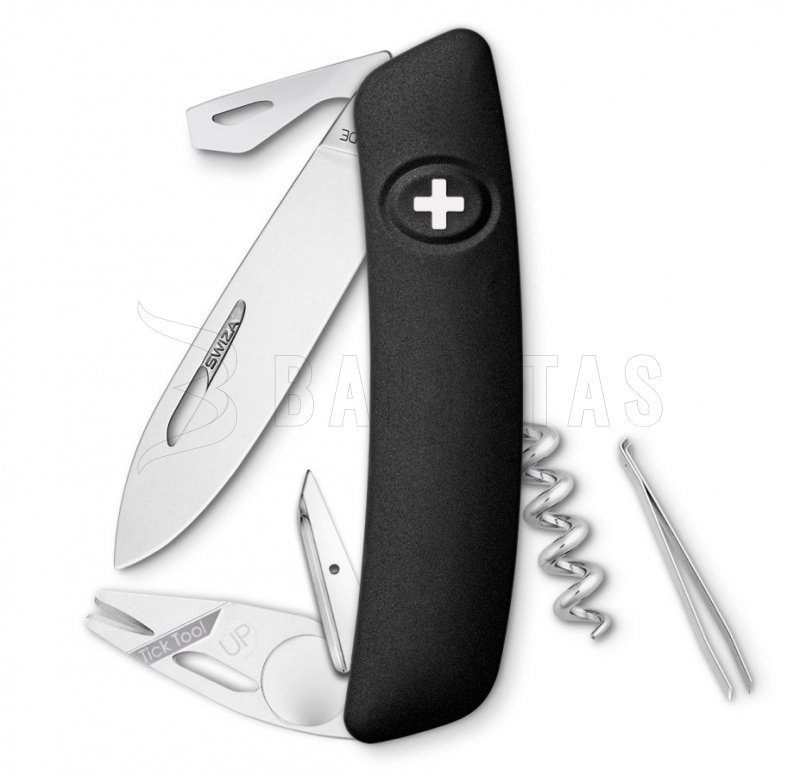 Couteau de poche suisse Swiza TT03 noir