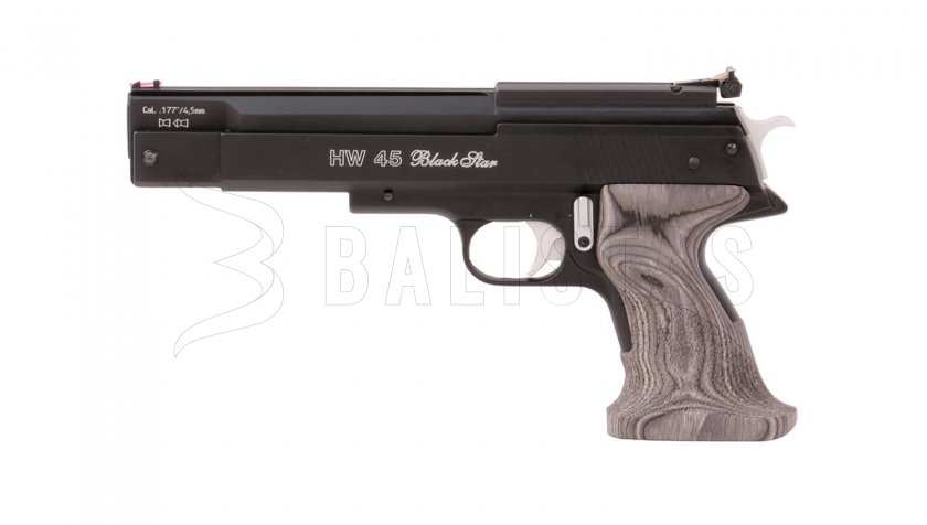Luchtpistool Weihrauch HW 45 Black Star 4,5mm
