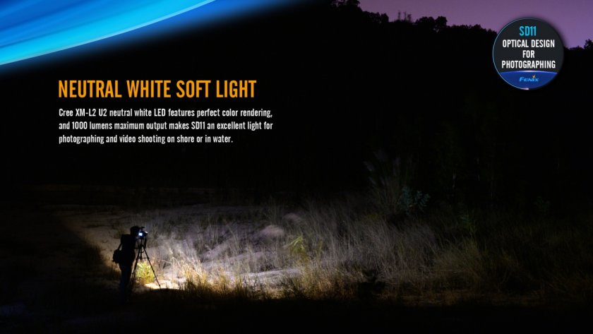 Lampe LED de plongée Fenix SD11