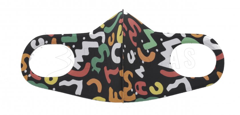 Masque coloré - taille M