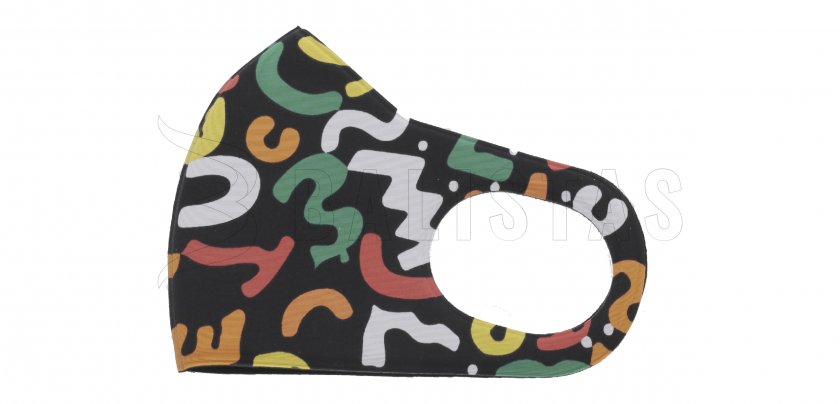 Masque coloré - taille M