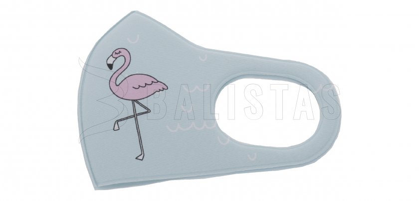 Kinder mondmasker - flamingo