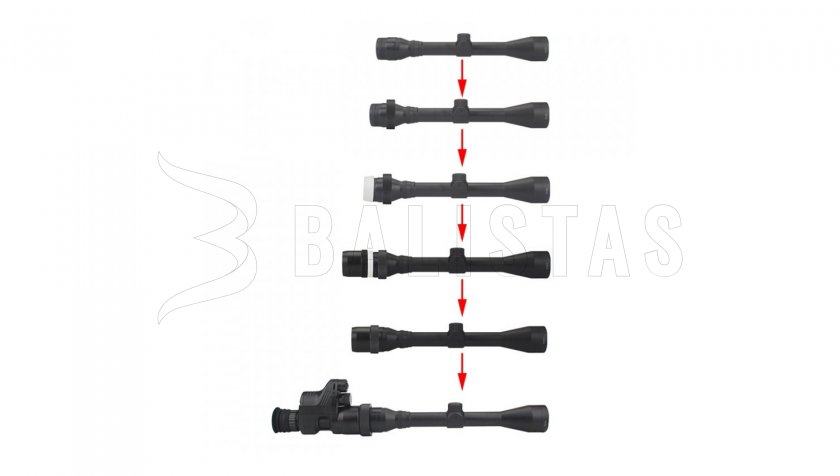 Collier de montage rapide pour PARD NV007V et NV007A (36mm - 47mm)