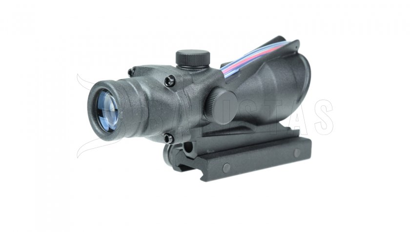 Lunette de visée Phantom ACG 4x32 à fibre optique Noir