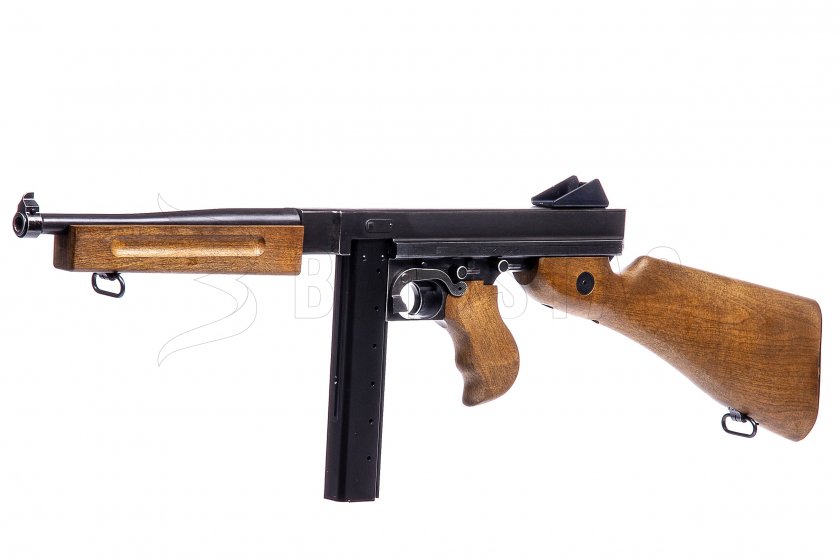 Pistolet-mitrailleur à air comprimé Umarex Legends M1A1 Thompson Legendary Full-Auto 4,5mm