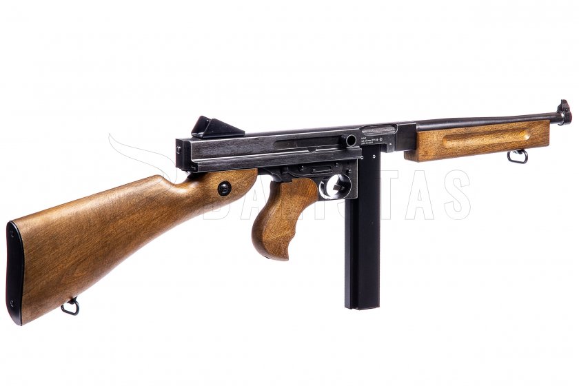 Pistolet-mitrailleur à air comprimé Umarex Legends M1A1 Thompson Legendary Full-Auto 4,5mm