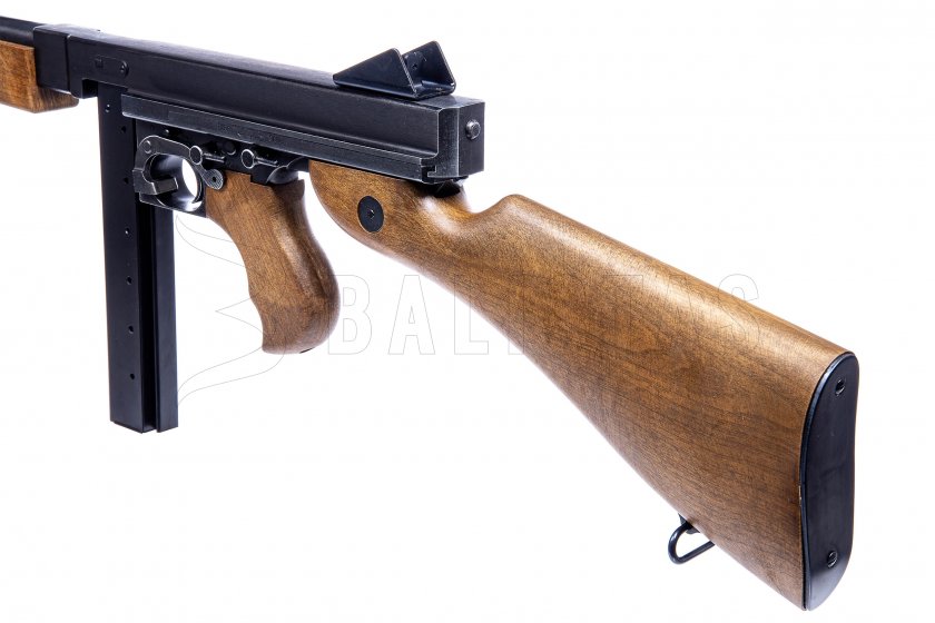 Pistolet-mitrailleur à air comprimé Umarex Legends M1A1 Thompson Legendary Full-Auto 4,5mm