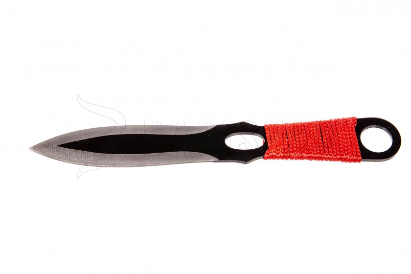 Set de couteaux de lancer Kandar paracorde rouge (82)