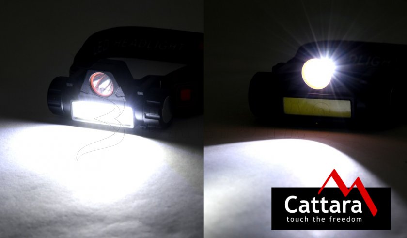 Lampe frontale rechargeable Cattara 120lm