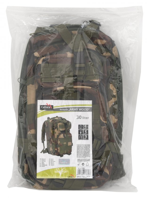 Rugzak Cattara 30l ARMY WOOD