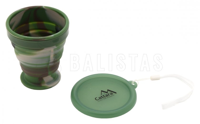 Siliconen opvouwbare beker ARMY 200ml