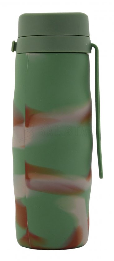 Opvouwbare siliconen fles ARMY 550ml