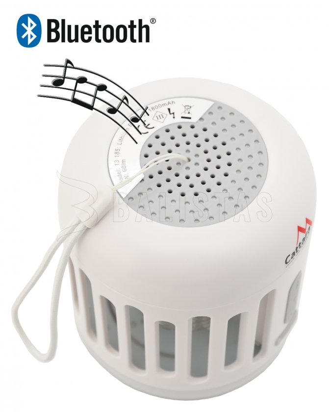 Lampe MUSIC CAGE Bluetooth rechargeable + piège à insectes UV