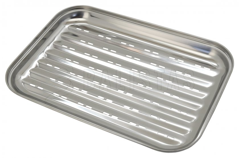 Grillbakje rvs 34 x 24cm