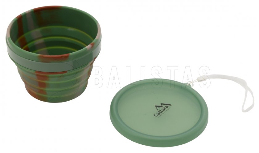 Silikonen opvouwbare kom ARMY 550ml