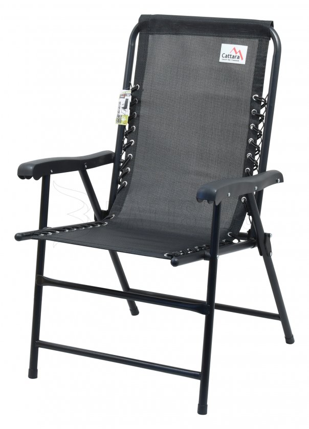 Chaise de jardin pliante TERST noire