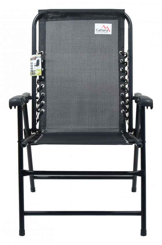 Chaise de jardin pliante TERST noire